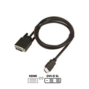 NEW VisionTek HDMI / DVI-D Bi-Directional Cable 6ft (M/M)